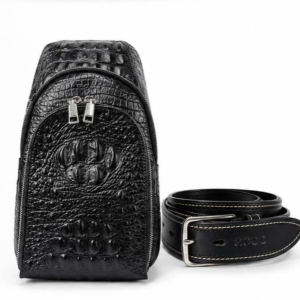 sling bag کیف اسلینگ و کمربند چرمی